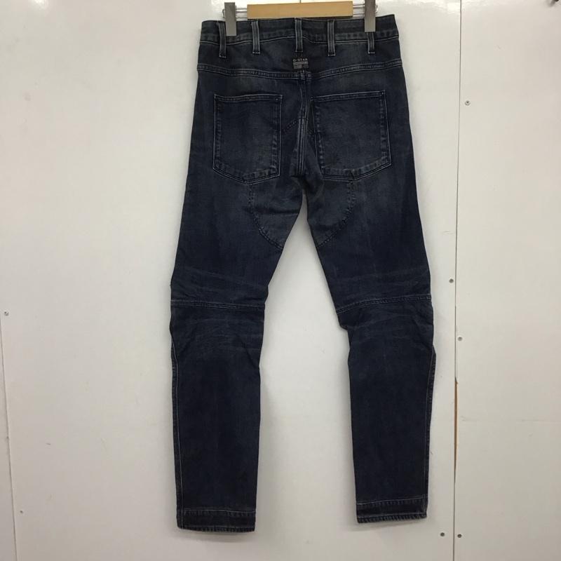 ジースターロゥ G-STAR RAW パンツ デニム、ジーンズ デニムパンツ スリムパンツ カジュアルパンツ ストレッチパンツ 27インチ 無地 インディゴ / インディゴ /  メンズ USED 古着 中古 10146222