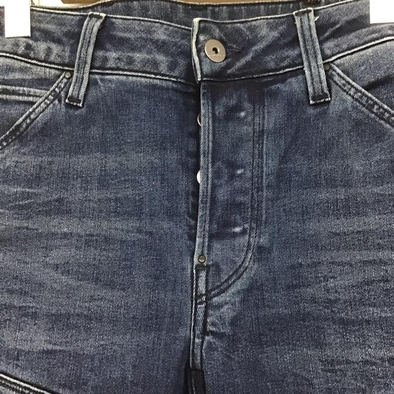 ジースターロゥ G-STAR RAW パンツ デニム、ジーンズ デニムパンツ スリムパンツ カジュアルパンツ ストレッチパンツ 27インチ 無地 インディゴ / インディゴ /  メンズ USED 古着 中古 10146222