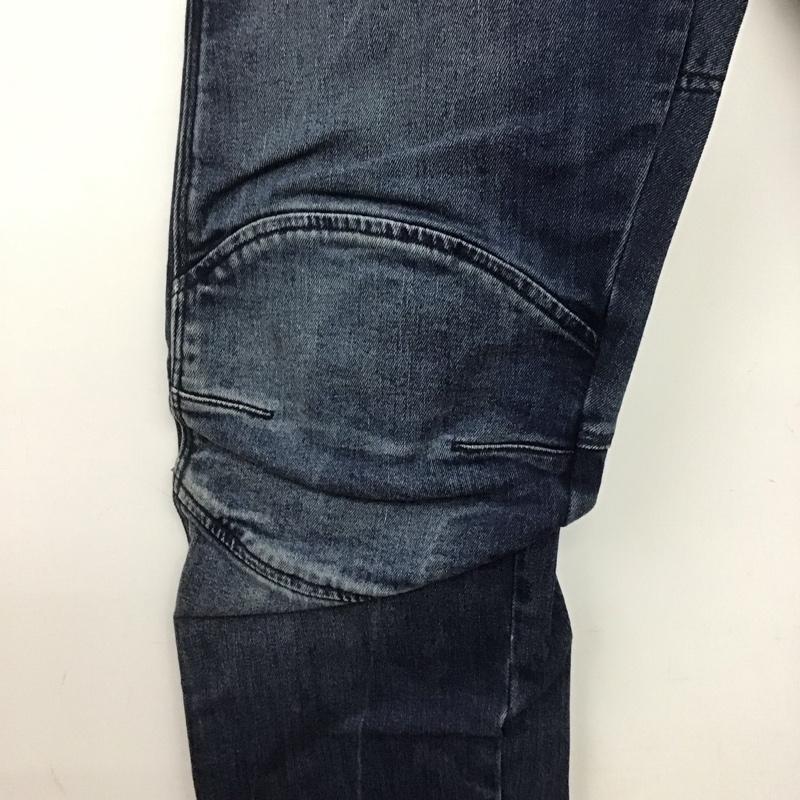 ジースターロゥ G-STAR RAW パンツ デニム、ジーンズ デニムパンツ スリムパンツ カジュアルパンツ ストレッチパンツ 27インチ 無地 インディゴ / インディゴ /  メンズ USED 古着 中古 10146222