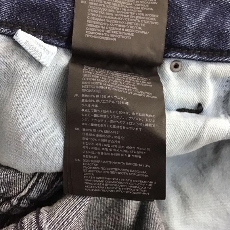 ジースターロゥ G-STAR RAW パンツ デニム、ジーンズ デニムパンツ スリムパンツ カジュアルパンツ ストレッチパンツ 27インチ 無地 インディゴ / インディゴ /  メンズ USED 古着 中古 10146222