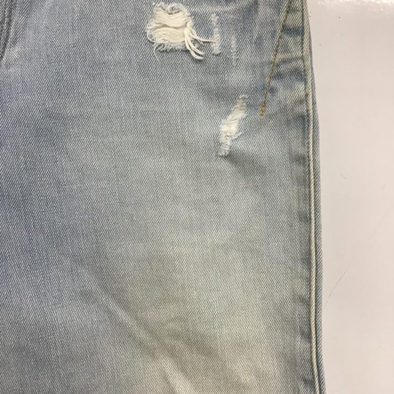ジースターロゥ G-STAR RAW パンツ デニム、ジーンズ デニムパンツ スリムパンツ カジュアルパンツ 27インチ ダメージ加工 インディゴ / インディゴ /  メンズ USED 古着 中古 10146228