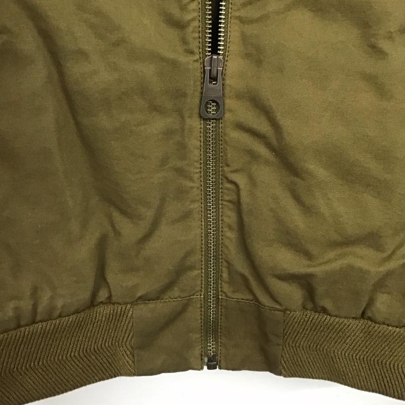 ティンバーランド Timberland ジャケット、上着 ジャケット、ブレザー ジップアップジャケット アウター M ロゴ、文字 カーキ / カーキ /  メンズ USED 古着 中古 10146242