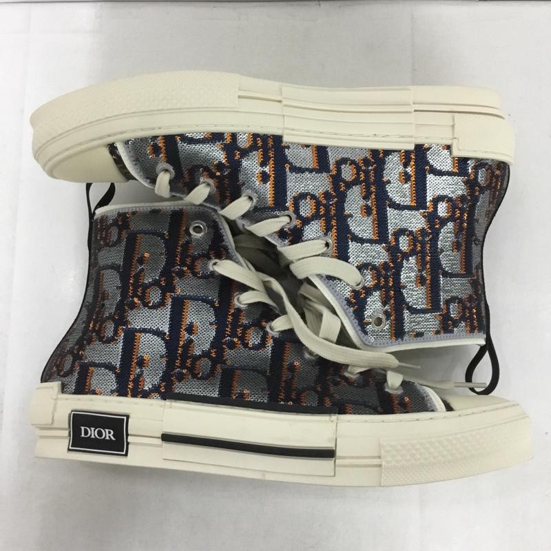 ディオール DIOR スニーカー スニーカー B23 スパンコール ハイカットスニーカー 43 箱有 ロゴ、文字 マルチカラー / マルチカラー /  メンズ USED 古着 中古 10146266