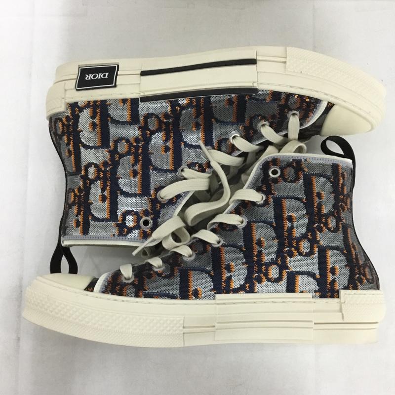 ディオール DIOR スニーカー スニーカー B23 スパンコール ハイカットスニーカー 43 箱有 ロゴ、文字 マルチカラー / マルチカラー /  メンズ USED 古着 中古 10146266