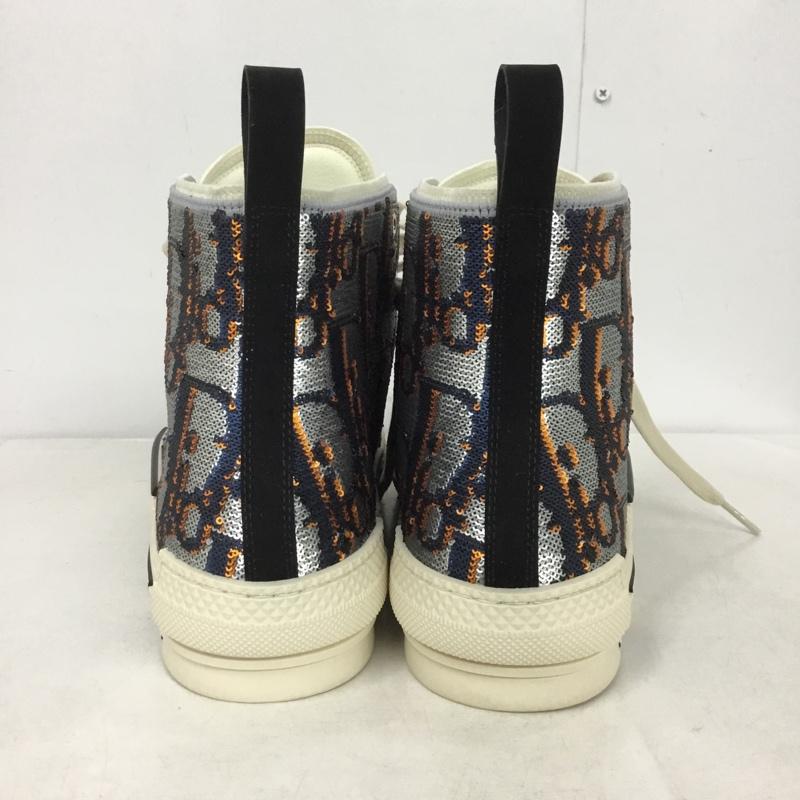 ディオール DIOR スニーカー スニーカー B23 スパンコール ハイカットスニーカー 43 箱有 ロゴ、文字 マルチカラー / マルチカラー /  メンズ USED 古着 中古 10146266