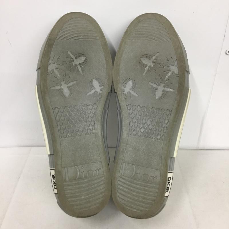 ディオール DIOR スニーカー スニーカー B23 オブリーク 42 箱有 ローカット ロゴ、文字 白 / ホワイト / X 灰 / グレー /  メンズ USED 古着 中古 10146267