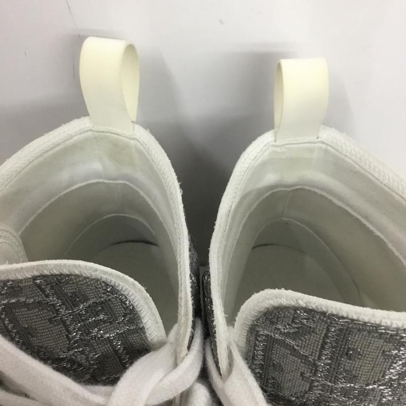 ディオール DIOR スニーカー スニーカー B23 HT DO JACQUARD オブリーク ジャカード ハイトップ 43 箱有 ロゴ、文字 灰 / グレー /  メンズ USED 古着 中古 10146268