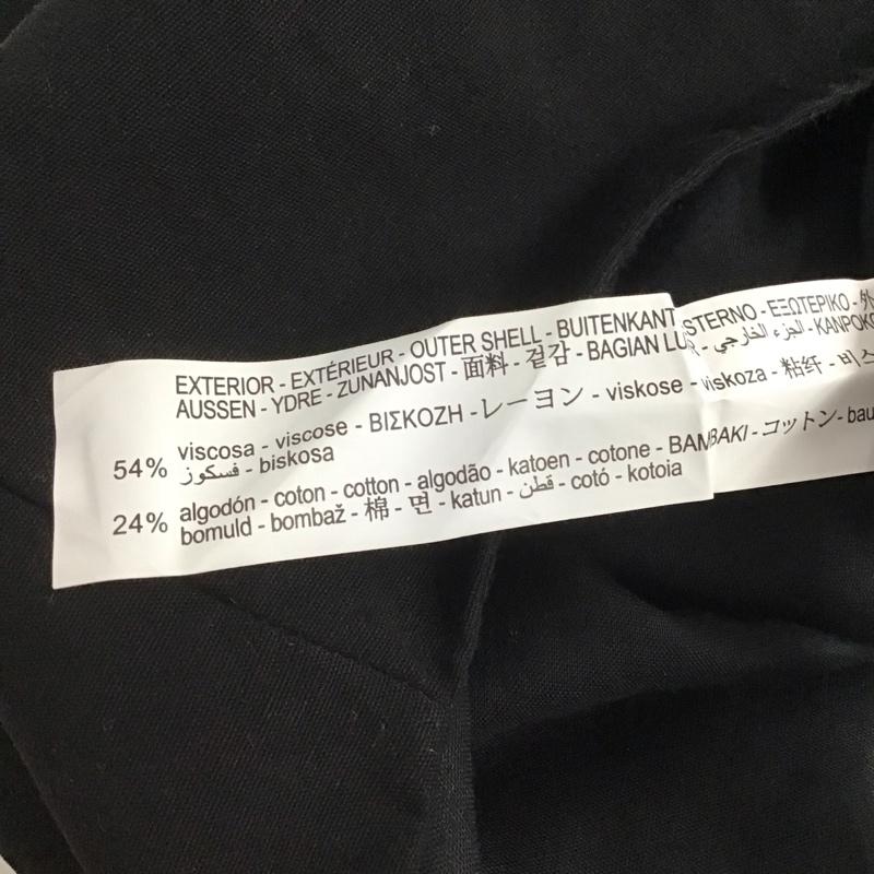 ザラ ZARA ワンピース ミニスカート L 無地 黒 / ブラック /  レディース USED 古着 中古 10146281