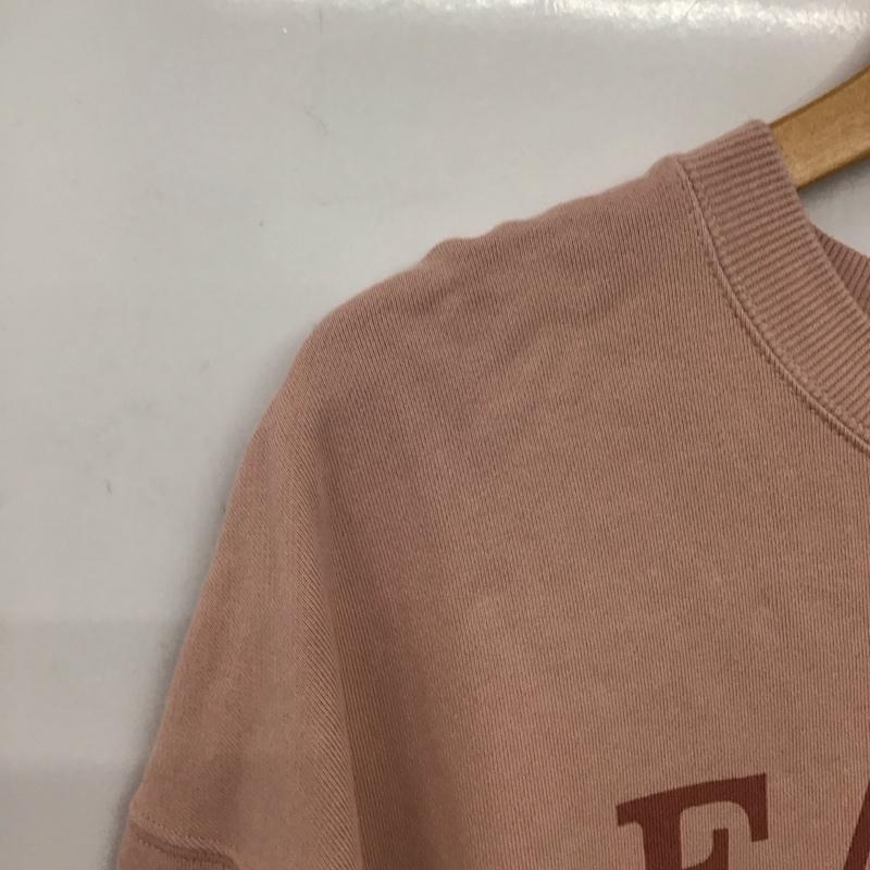 ジェラートピケ gelato pique トレーナー 長袖 EAMES ONE SIZE ロゴ、文字 桃 / ピンク /  レディース USED 古着 中古 10146285
