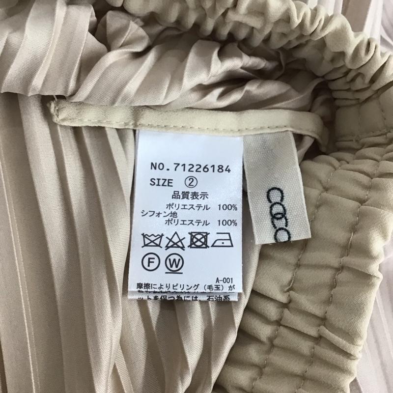 ココ ディール COCO DEAL ボトムス ボトムス 2 無地 ベージュ / ベージュ /  レディース USED 古着 中古 10146288