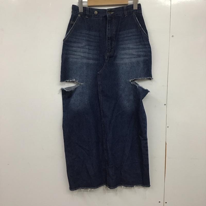 チコ CHICO スカート ロングスカート 1 無地 インディゴ / インディゴ /  レディース USED 古着 中古 10146291