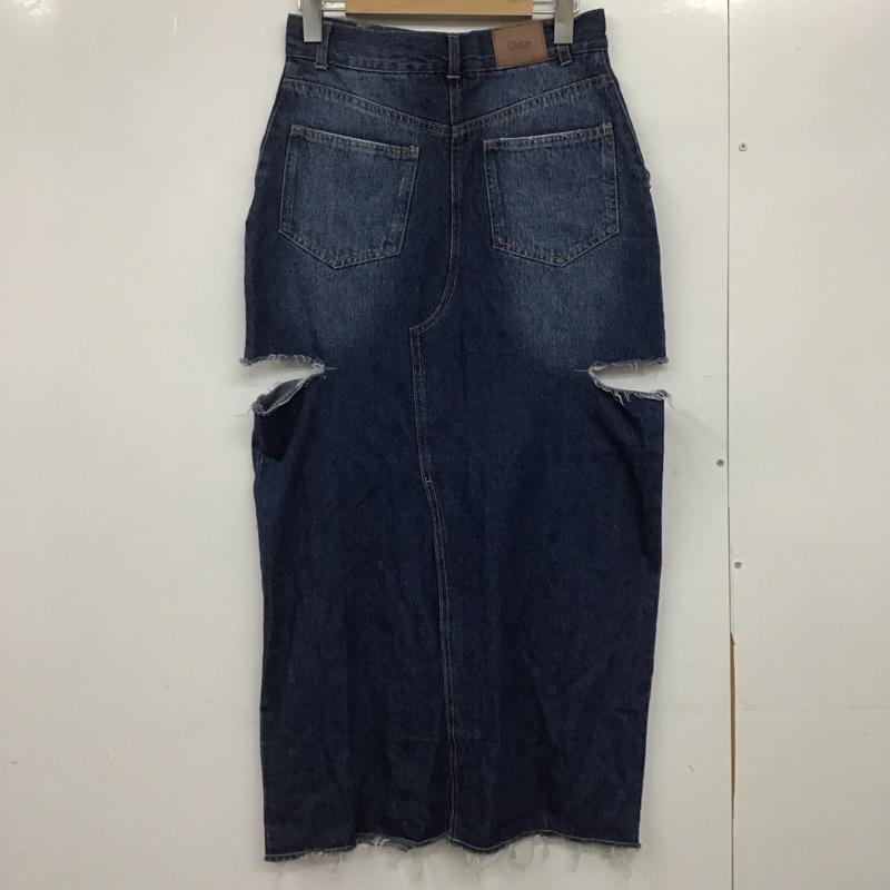 チコ CHICO スカート ロングスカート 1 無地 インディゴ / インディゴ /  レディース USED 古着 中古 10146291