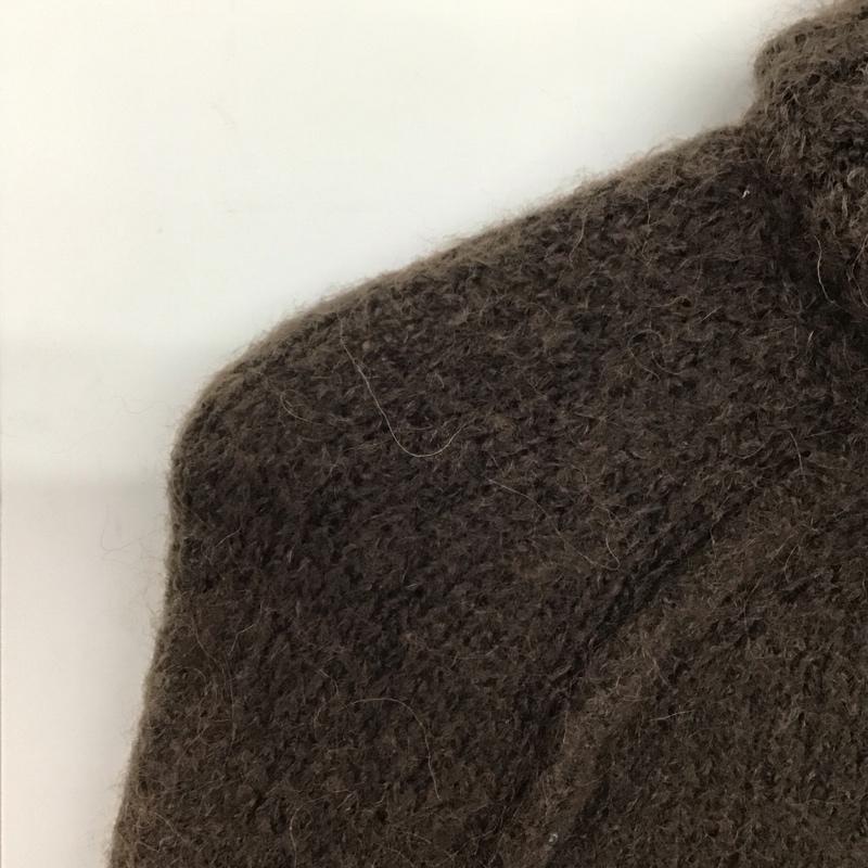 ザラ ZARA ニット、セーター 長袖 M 無地 茶 / ブラウン /  レディース USED 古着 中古 10146296