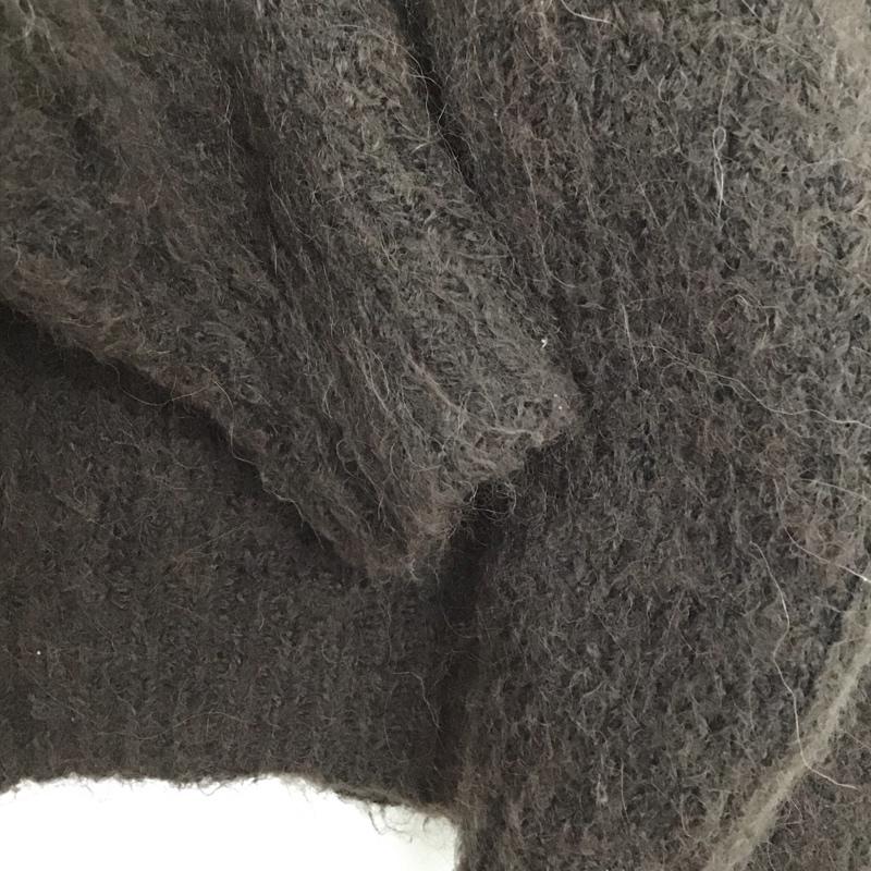 ザラ ZARA ニット、セーター 長袖 M 無地 茶 / ブラウン /  レディース USED 古着 中古 10146296