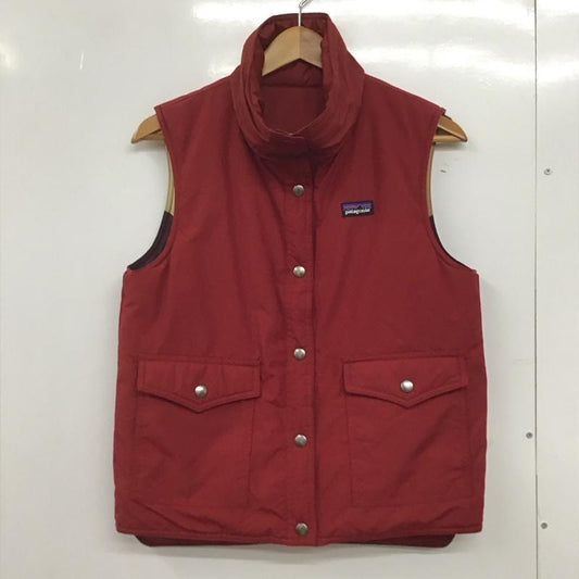 パタゴニア patagonia ベスト ベスト S 無地 えんじ / ワインレッド /  レディース USED 古着 中古 10146300