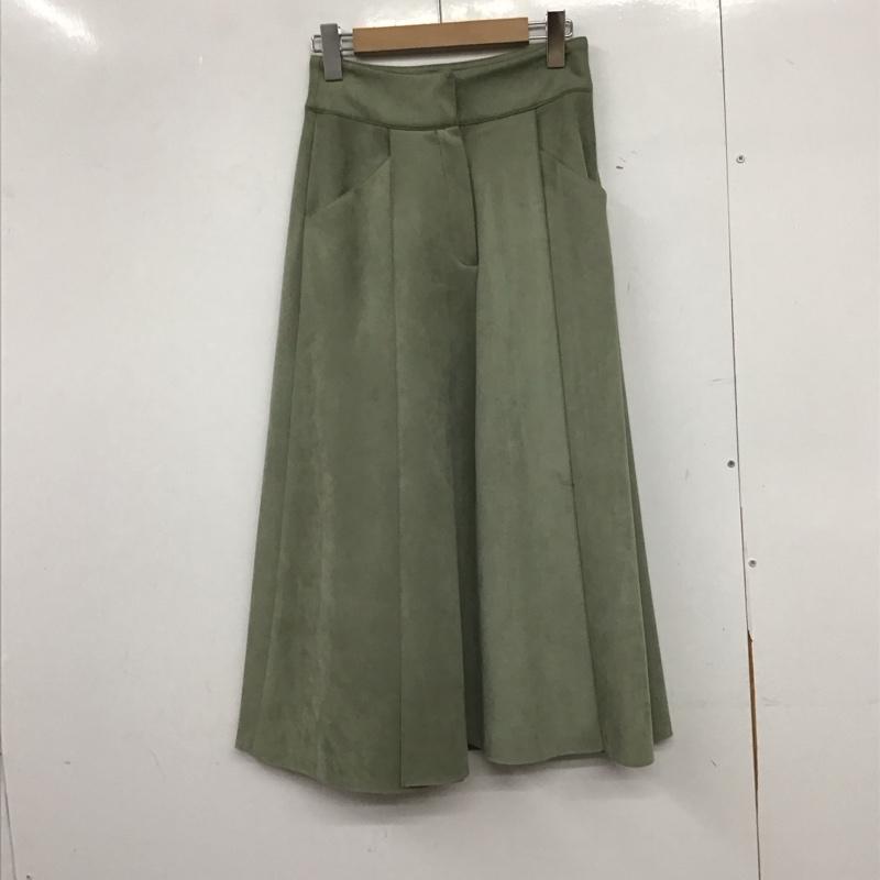 ザラ ZARA スカート ロングスカート XS 無地 薄緑 / ライトグリーン /  レディース USED 古着 中古 10146305