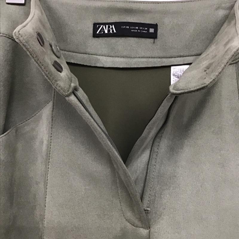 ザラ ZARA スカート ロングスカート XS 無地 薄緑 / ライトグリーン /  レディース USED 古着 中古 10146305