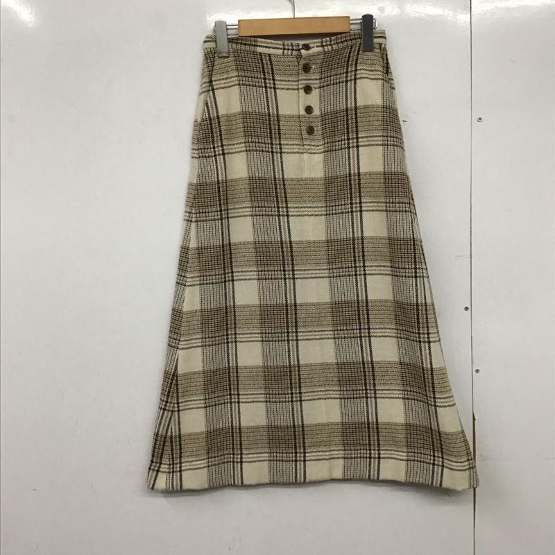 スローブイエナ SLOBE IENA スカート ロングスカート 36 チェック マルチカラー / マルチカラー /  レディース USED 古着 中古 10146306