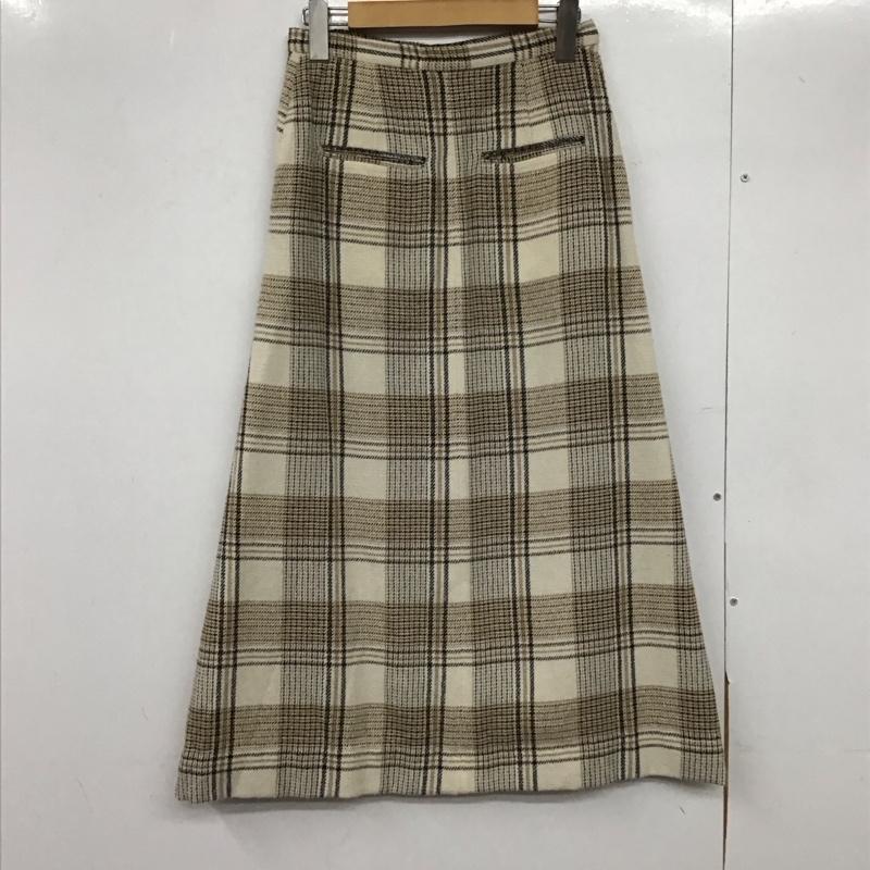 スローブイエナ SLOBE IENA スカート ロングスカート 36 チェック マルチカラー / マルチカラー /  レディース USED 古着 中古 10146306