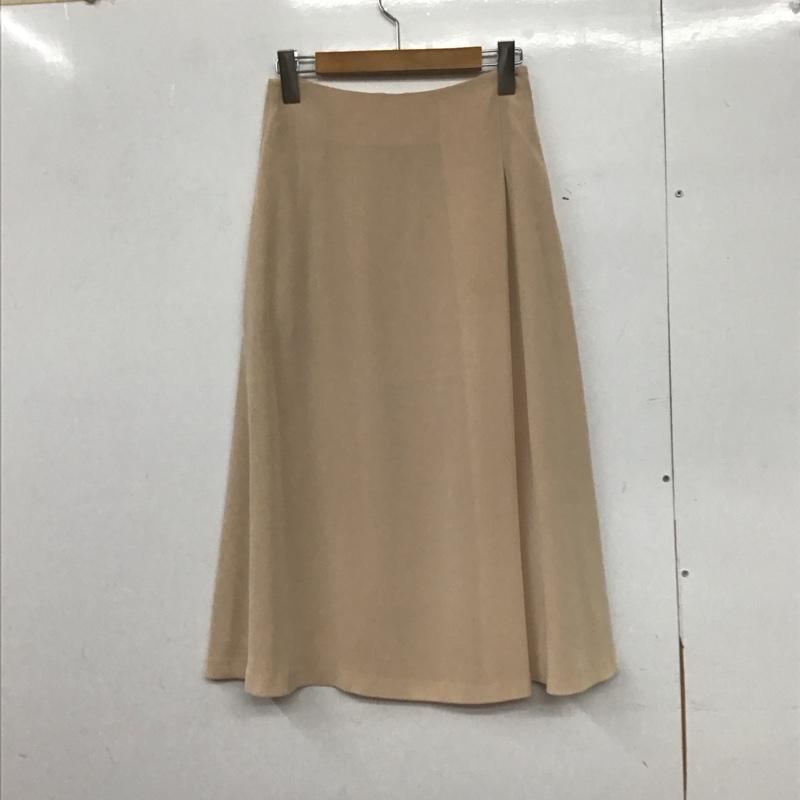 ユナイテッドアローズ UNITED ARROWS スカート ロングスカート 36 無地 ベージュ / ベージュ /  レディース USED 古着 中古 10146308