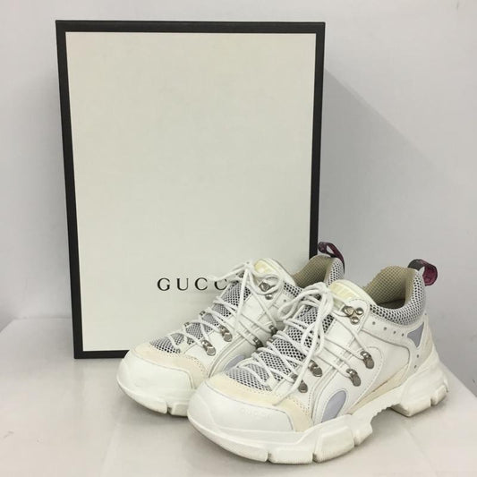 グッチ GUCCI スニーカー スニーカー ダッドシューズ 箱有 7 ロゴ、文字 白 / ホワイト /  メンズ USED 古着 中古 10146321