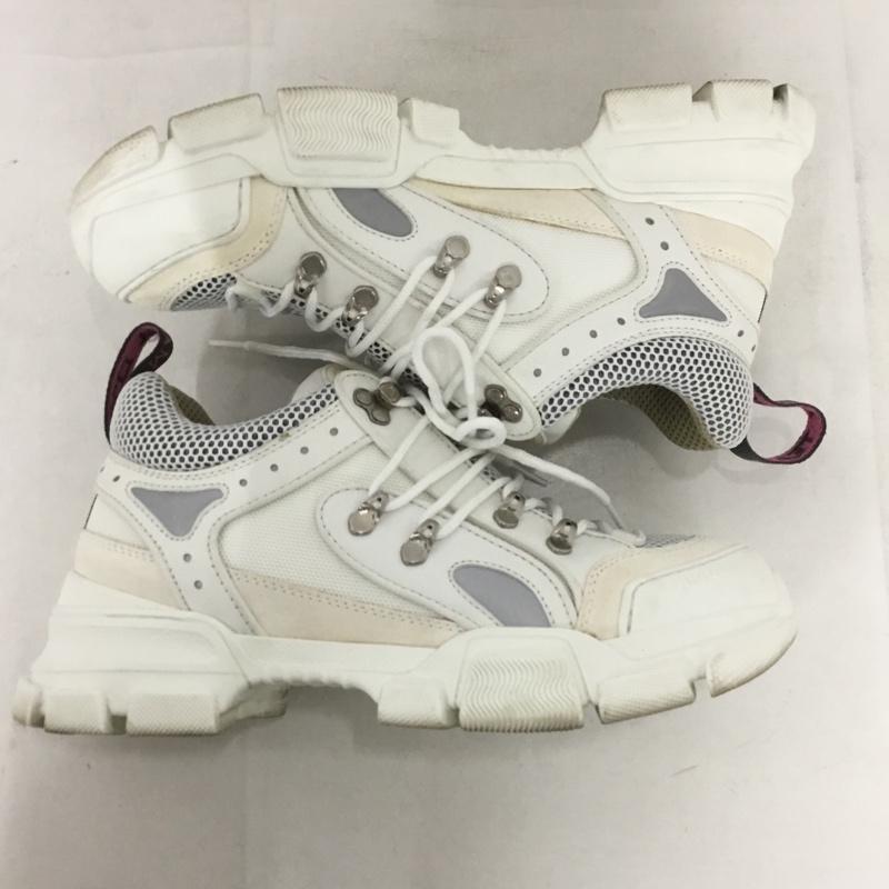 グッチ GUCCI スニーカー スニーカー ダッドシューズ 箱有 7 ロゴ、文字 白 / ホワイト /  メンズ USED 古着 中古 10146321