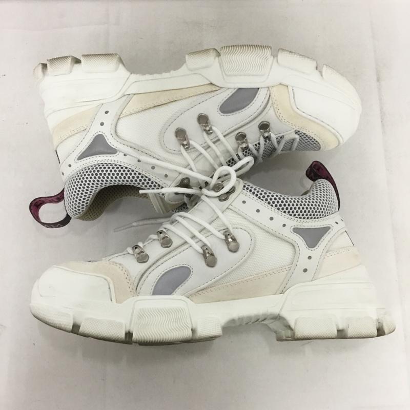 グッチ GUCCI スニーカー スニーカー ダッドシューズ 箱有 7 ロゴ、文字 白 / ホワイト /  メンズ USED 古着 中古 10146321