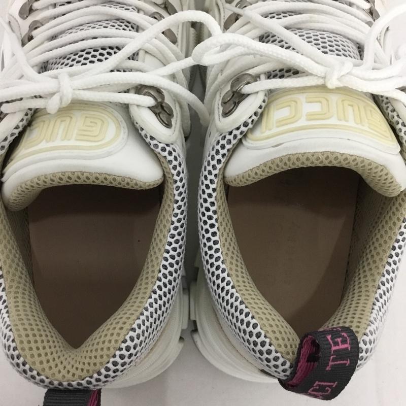 グッチ GUCCI スニーカー スニーカー ダッドシューズ 箱有 7 ロゴ、文字 白 / ホワイト /  メンズ USED 古着 中古 10146321