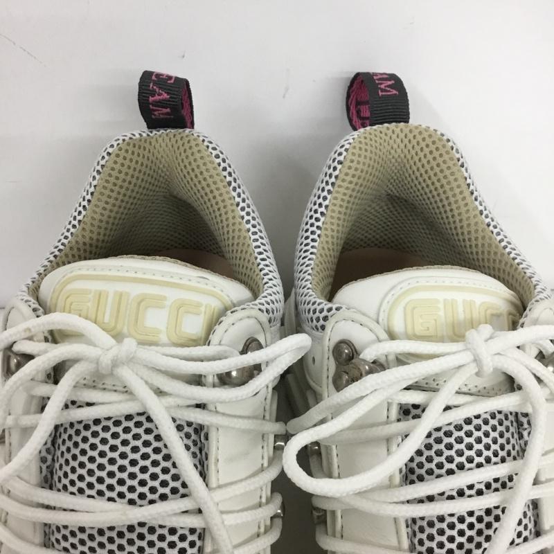 グッチ GUCCI スニーカー スニーカー ダッドシューズ 箱有 7 ロゴ、文字 白 / ホワイト /  メンズ USED 古着 中古 10146321