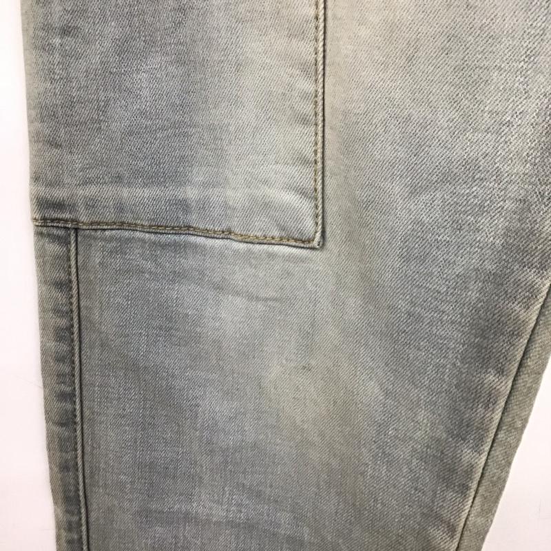 ミニマル mnml パンツ デニム、ジーンズ デニムカーゴパンツ 28 28 無地 水色 / ライトブルー /  メンズ USED 古着 中古 10146334
