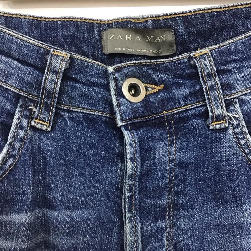 ザラメン ZARA MAN パンツ デニム、ジーンズ 6688 306 427 ストレッチ 無地 青 / ブルー /  メンズ USED 古着 中古 10146346