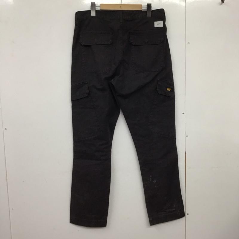 ダブルタップス WTAPS ボトムス ボトムス 201BRDT-PTM02 カーゴパンツ L ロゴ、文字 紺 / ネイビー /  メンズ USED 古着 中古 10146360