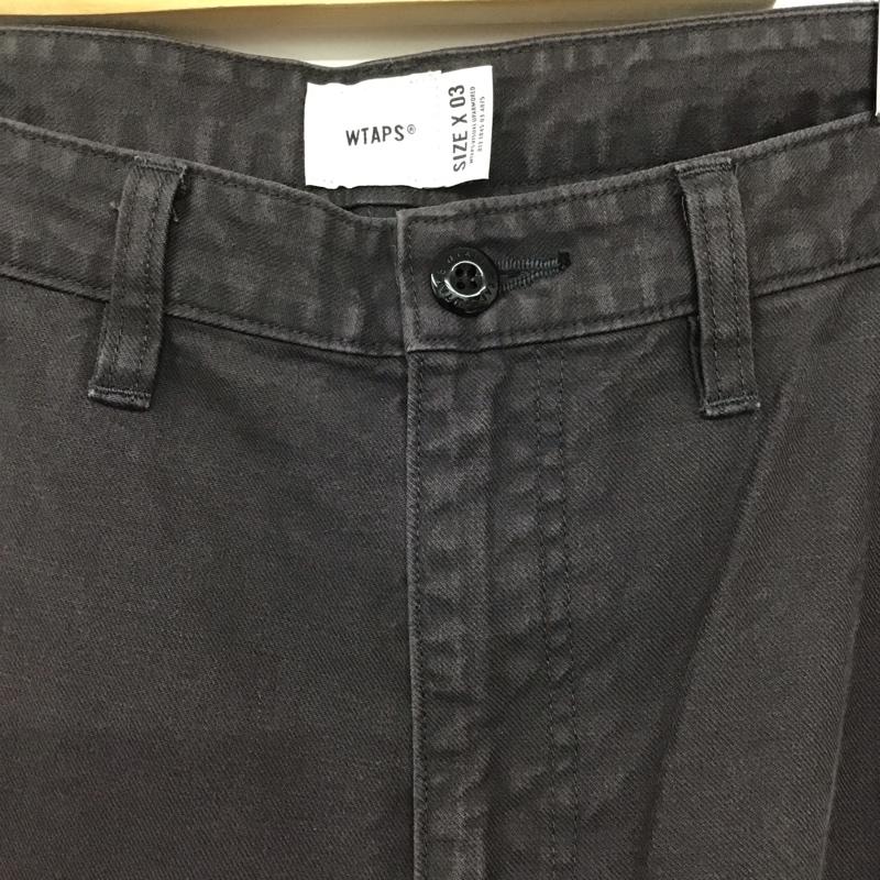 ダブルタップス WTAPS ボトムス ボトムス 201BRDT-PTM02 カーゴパンツ L ロゴ、文字 紺 / ネイビー /  メンズ USED 古着 中古 10146360