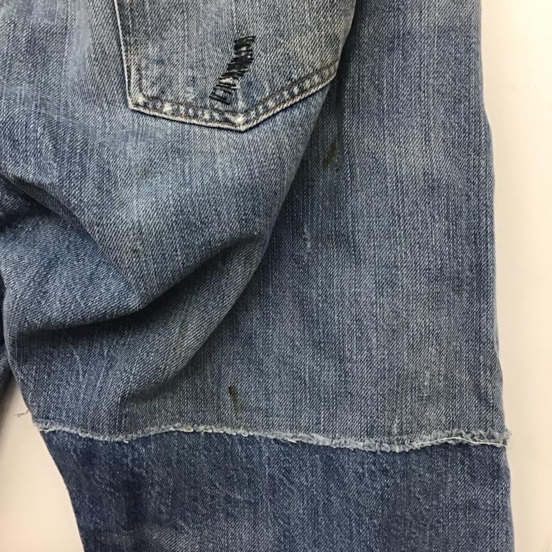 リーバイス Levi s パンツ デニム、ジーンズ 90501-0011 501xx W28 ボタンフライ 28インチ 無地 青 / ブルー /  メンズ USED 古着 中古 10146365