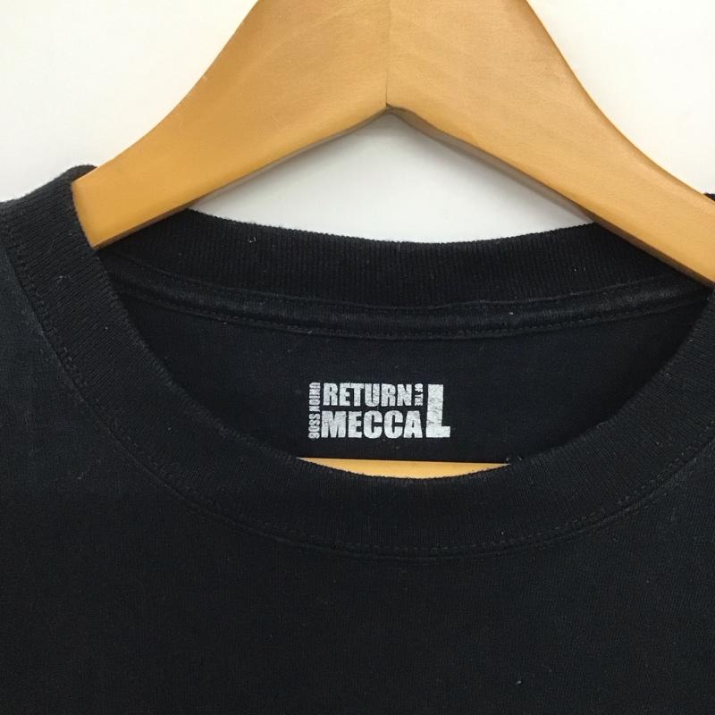 ユニオン UNION Tシャツ 半袖 クルーネック バックプリント ロゴ、文字 黒 / ブラック /  メンズ USED 古着 中古 10146366