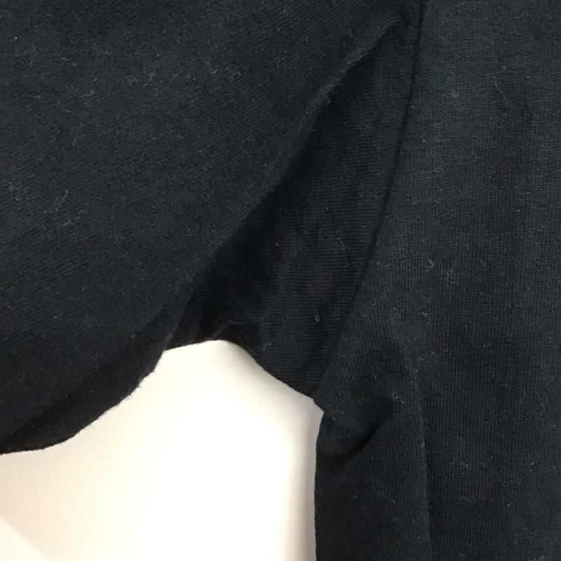 ユニオン UNION Tシャツ 半袖 クルーネック バックプリント ロゴ、文字 黒 / ブラック /  メンズ USED 古着 中古 10146366
