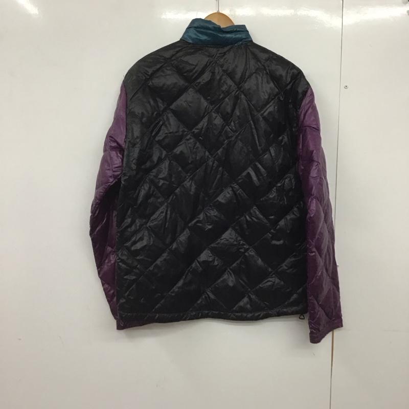 コロンビア Columbia ジャケット、上着 ダウンジャケット F6 PM5149 フェザー M ロゴ、文字 黒 / ブラック / X 青 / ブルー / X 紫 / パープル /  メンズ USED 古着 中古 10146367