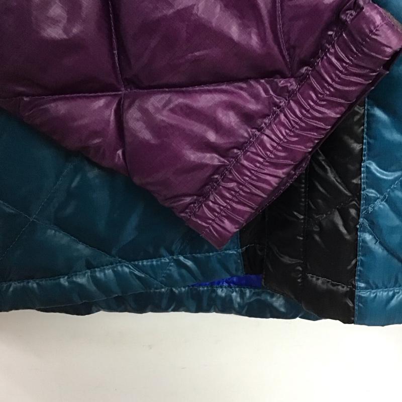 コロンビア Columbia ジャケット、上着 ダウンジャケット F6 PM5149 フェザー M ロゴ、文字 黒 / ブラック / X 青 / ブルー / X 紫 / パープル /  メンズ USED 古着 中古 10146367
