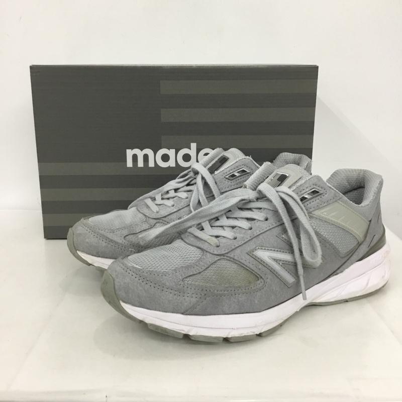 ニューバランス New Balance スニーカー スニーカー M990JS5 USA製 MADE IN USA 27cm 箱有 27.0cm ロゴ、文字 灰 / グレー /  メンズ USED 古着 中古 10146368