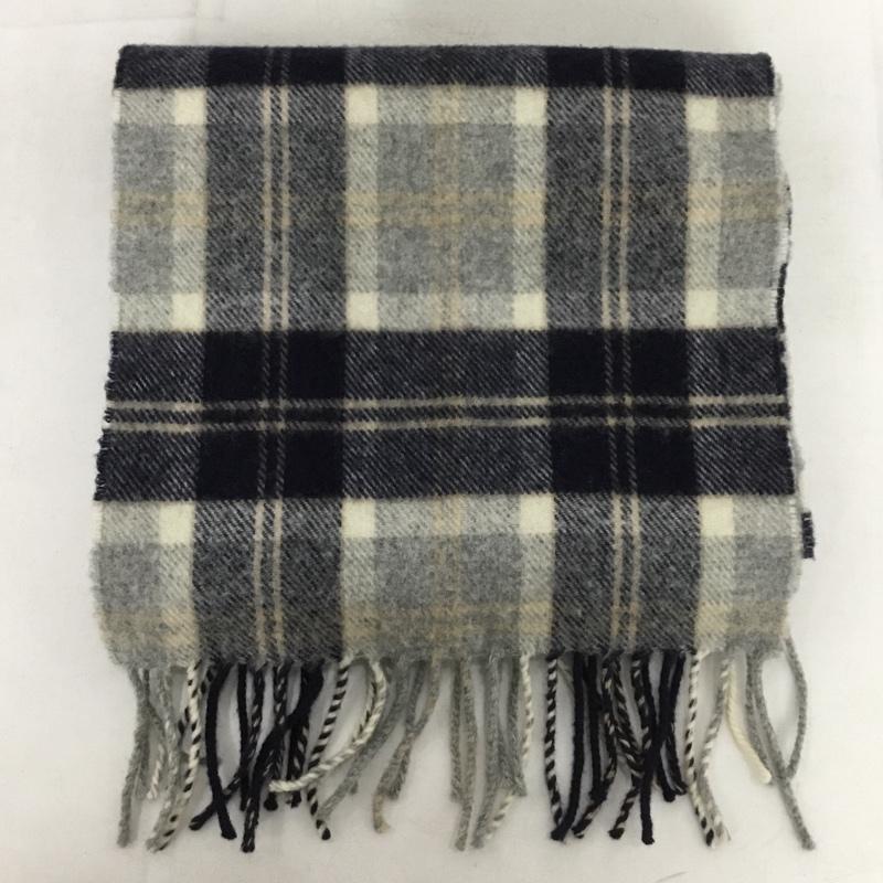 グレンプリンス Glen Prince マフラー マフラー フール フリンジ チェック マルチカラー / マルチカラー /  メンズ USED 古着 中古 10146370