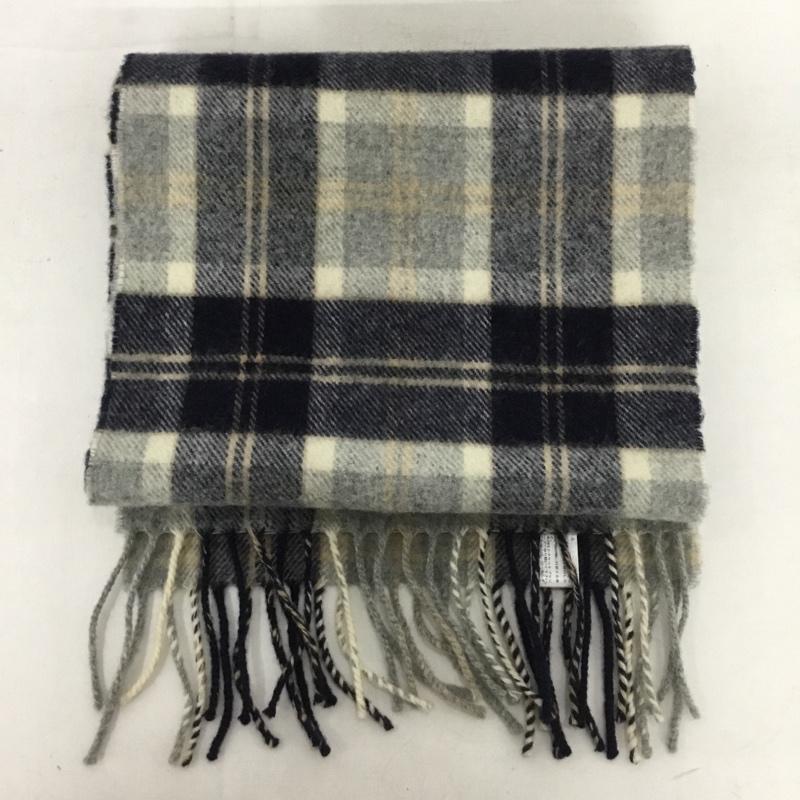 グレンプリンス Glen Prince マフラー マフラー フール フリンジ チェック マルチカラー / マルチカラー /  メンズ USED 古着 中古 10146370