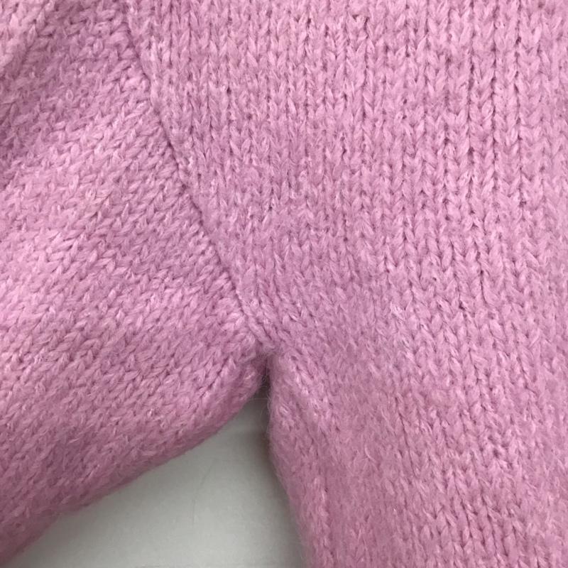 ザラ ZARA ニット、セーター 長袖 3991 002 620 タートルネック M 無地 桃 / ピンク /  レディース USED 古着 中古 10146379