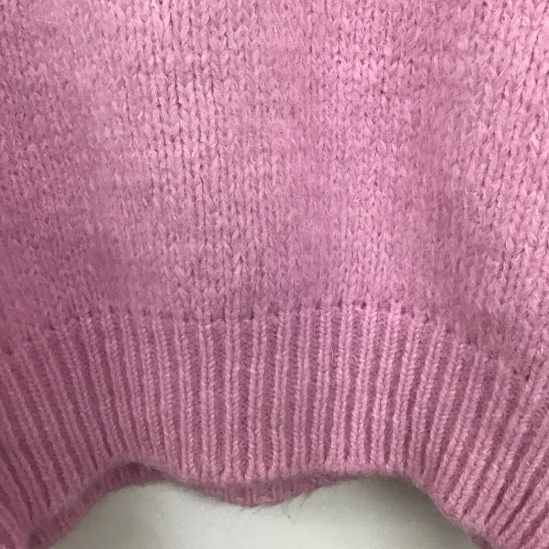 ザラ ZARA ニット、セーター 長袖 3991 002 620 タートルネック M 無地 桃 / ピンク /  レディース USED 古着 中古 10146379