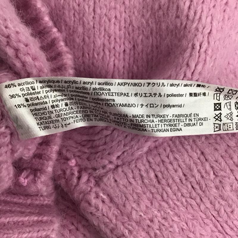 ザラ ZARA ニット、セーター 長袖 3991 002 620 タートルネック M 無地 桃 / ピンク /  レディース USED 古着 中古 10146379