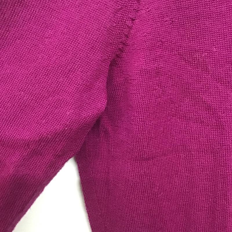 ブルックスブラザーズ BROOKS BROTHERS ニット、セーター 長袖 ウール タートルネック M 無地 紫 / パープル /  レディース USED 古着 中古 10146380