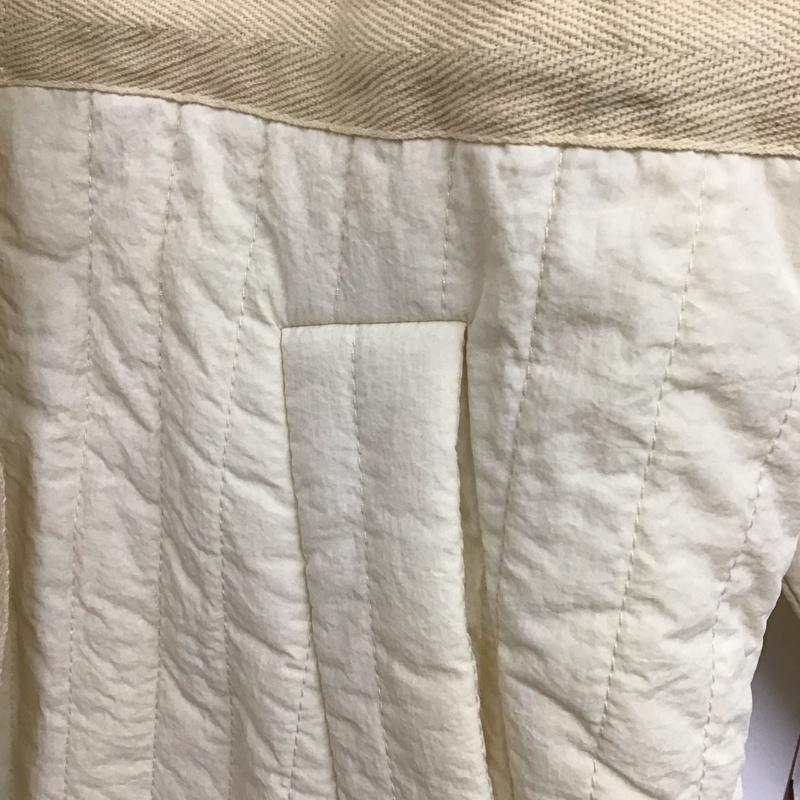 ダブルクローゼット w closet ジャケット、上着 ジャケット、ブレザー 323664 縦ステッチキルティング袖取り外しジャケット 無地 アイボリー / アイボリー /  レディース USED 古着 中古 10146386