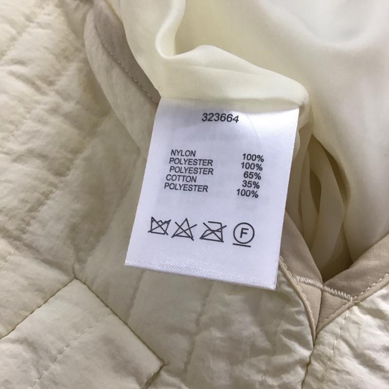 ダブルクローゼット w closet ジャケット、上着 ジャケット、ブレザー 323664 縦ステッチキルティング袖取り外しジャケット 無地 アイボリー / アイボリー /  レディース USED 古着 中古 10146386