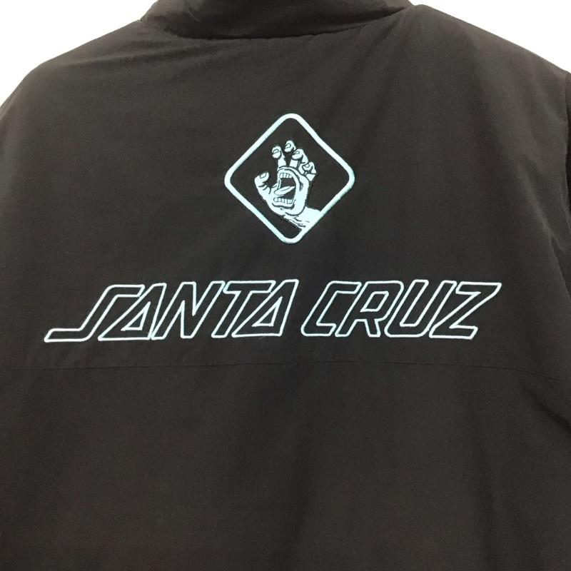 サンタクルーズ SANTA CRUZ ジャケット、上着 ジャンパー、ブルゾン ジップアップジャケット ナイロンジャケット アウター M ロゴ、文字 黒 / ブラック /  メンズ USED 古着 中古 10146426