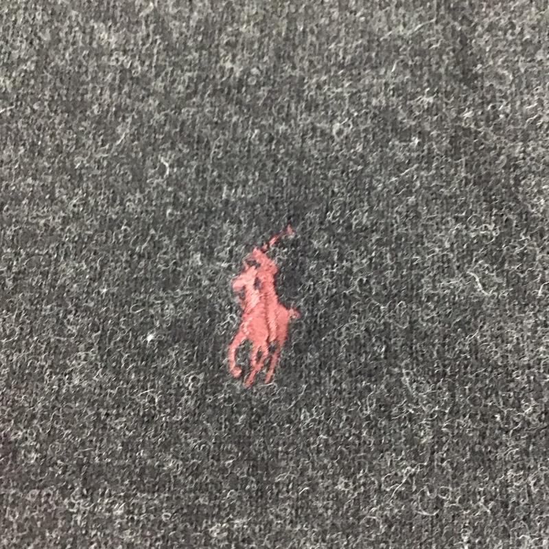 ポロバイラルフローレン Polo by RALPH LAUREN ベスト ベスト ニットベスト ノースリーブカットソー プルオーバー L ロゴ、文字 ダークグレー / ダークグレー /  メンズ USED 古着 中古 10146440
