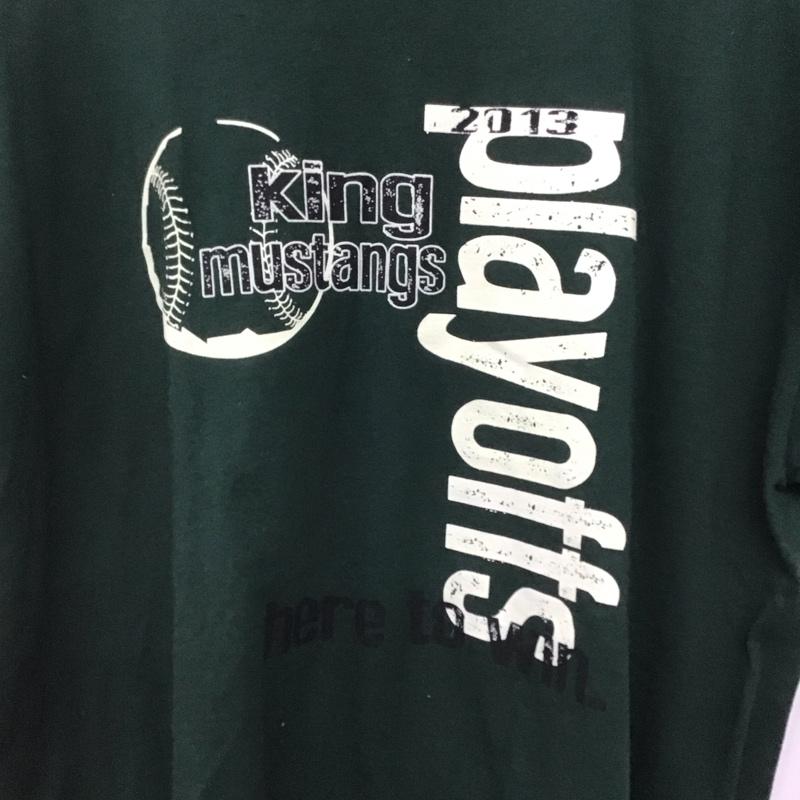 ジャージーズ JERZEES Tシャツ 半袖 半袖カットソー プリントTシャツ クルーネックカットソー XXL プリント 緑 / グリーン /  メンズ USED 古着 中古 10146441